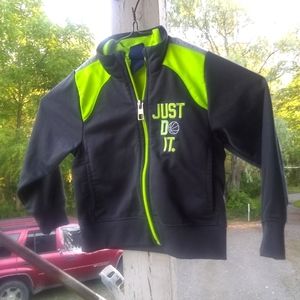 **Boys' Black & Yellow Nike Athletic Jacket